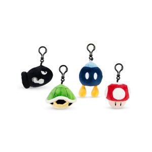 Club Mocchi-Mocchi- Super Mario™ 4-pack Clip-On Plush Toys