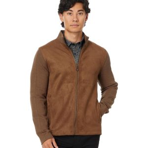 Johnston & Murphy Suede Full Zip