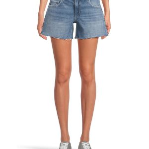 Paige Dylan Shorts Raw Hem in Dancing Queen