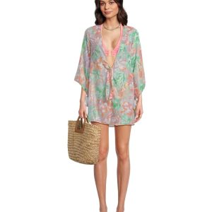 BECCA Coral Reef Sheer Chiffon Tunic