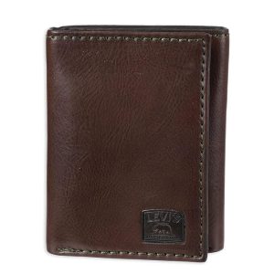 Levi's® Levi's Men's Trifold Wallet-Sleek and Slim Includes Id Window and Credit Card Holder