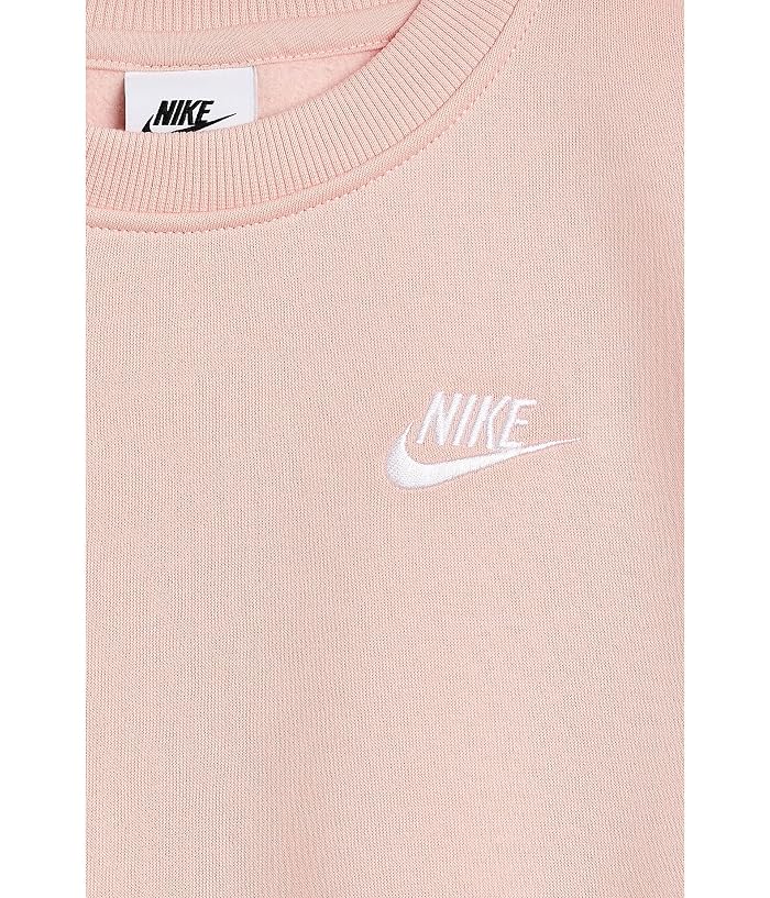 Nike Kids NSW Club Fleece LBR Oversized Crew Sweatshirt (Little Kids/Big Kids) - Image 3