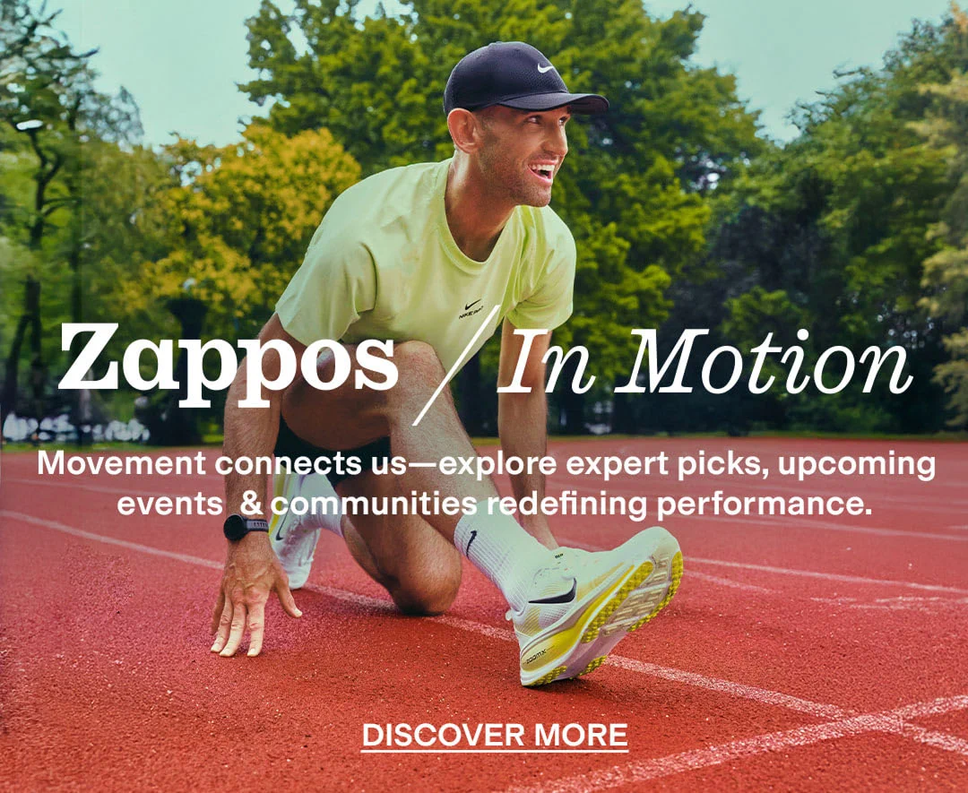 Zappos / In Motion. Movement connects us&mdash;explore expert picks, upcoming events and communities redefining performance. Discover More